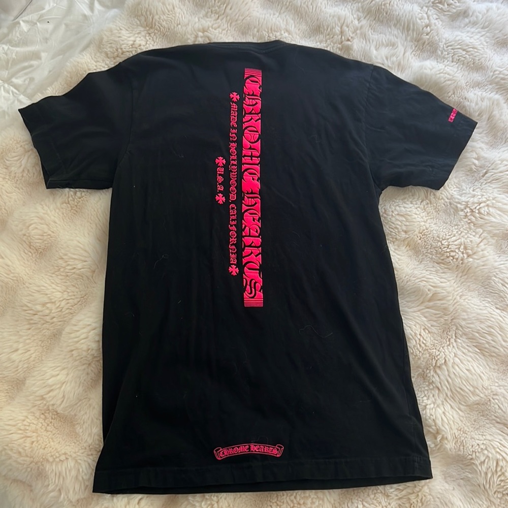 Chrome Hearts Hollywood T-Shirt Black Pink